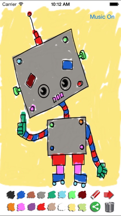 Kids Coloring Book(FREE) - cute 50 characters screenshot-3