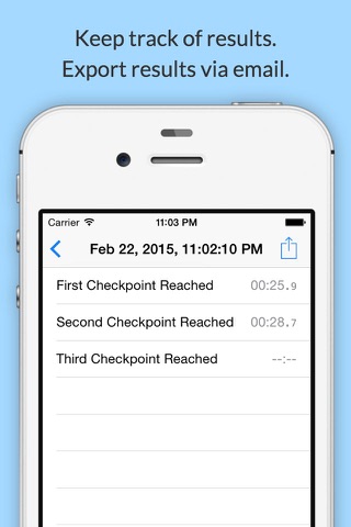 Checkpoint Timer screenshot 2