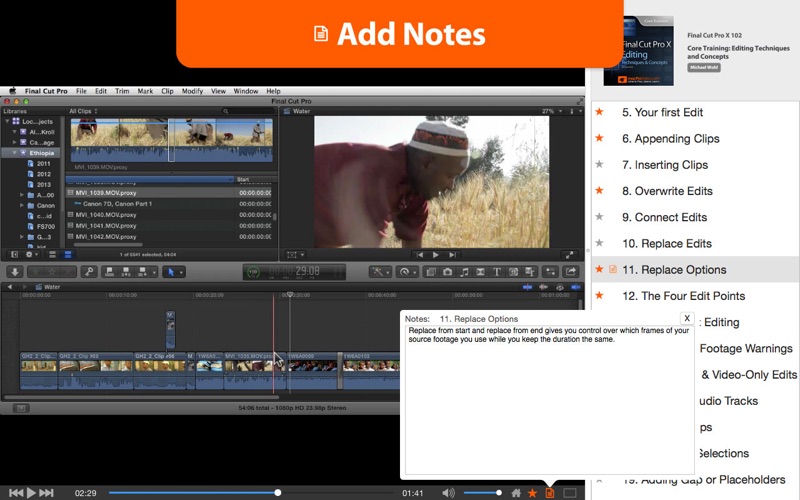 Course for Editing with FCP X thumbnail 3