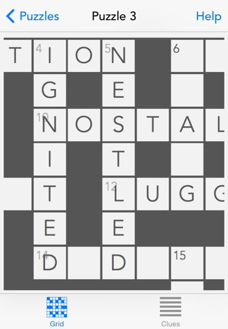 Four Down: Beautiful Crosswords screenshot 3