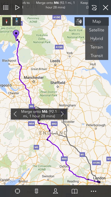iMaps+ for Google Maps ™ and Street View ™ : Transit and Offline Contacts