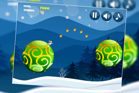 Snowman on Christmas Night : Ride & Jump The Holiday Decorations screenshot 3