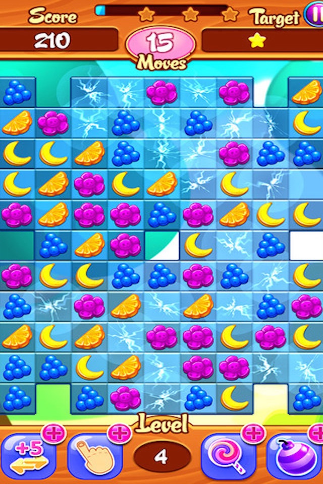 Juicy Fruit - 3 match puzzle yummy blast mania game screenshot 3