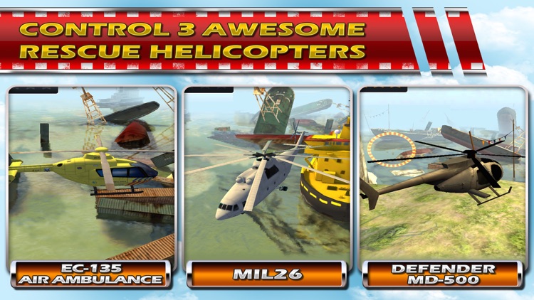 Helicopter 3D Parking Simulator Play and Test Fly Real Police, Rescue and Combat Heli screenshot-3