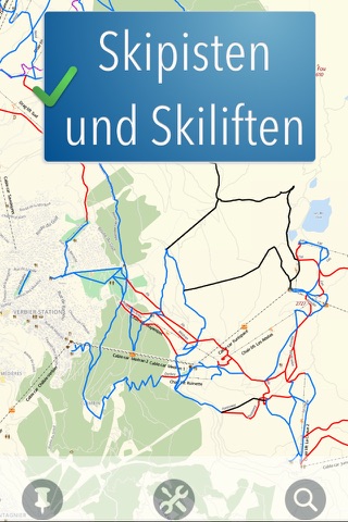 Les Quatre Vallées Ski Map screenshot 2