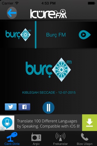 Küre FM screenshot 2