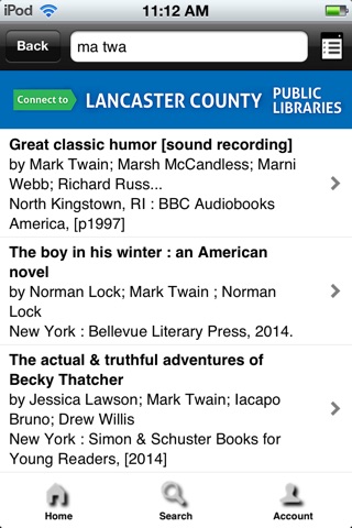 Lancaster County Public Libraries screenshot 2