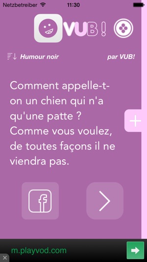 Vite une blague