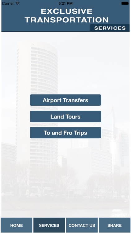 EXCLUSIVE TRANSPORTATION screenshot-3