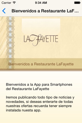 Restaurante LaFayette screenshot 3