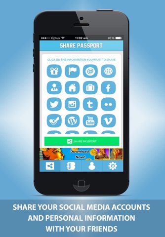 Social Network Passport screenshot 2