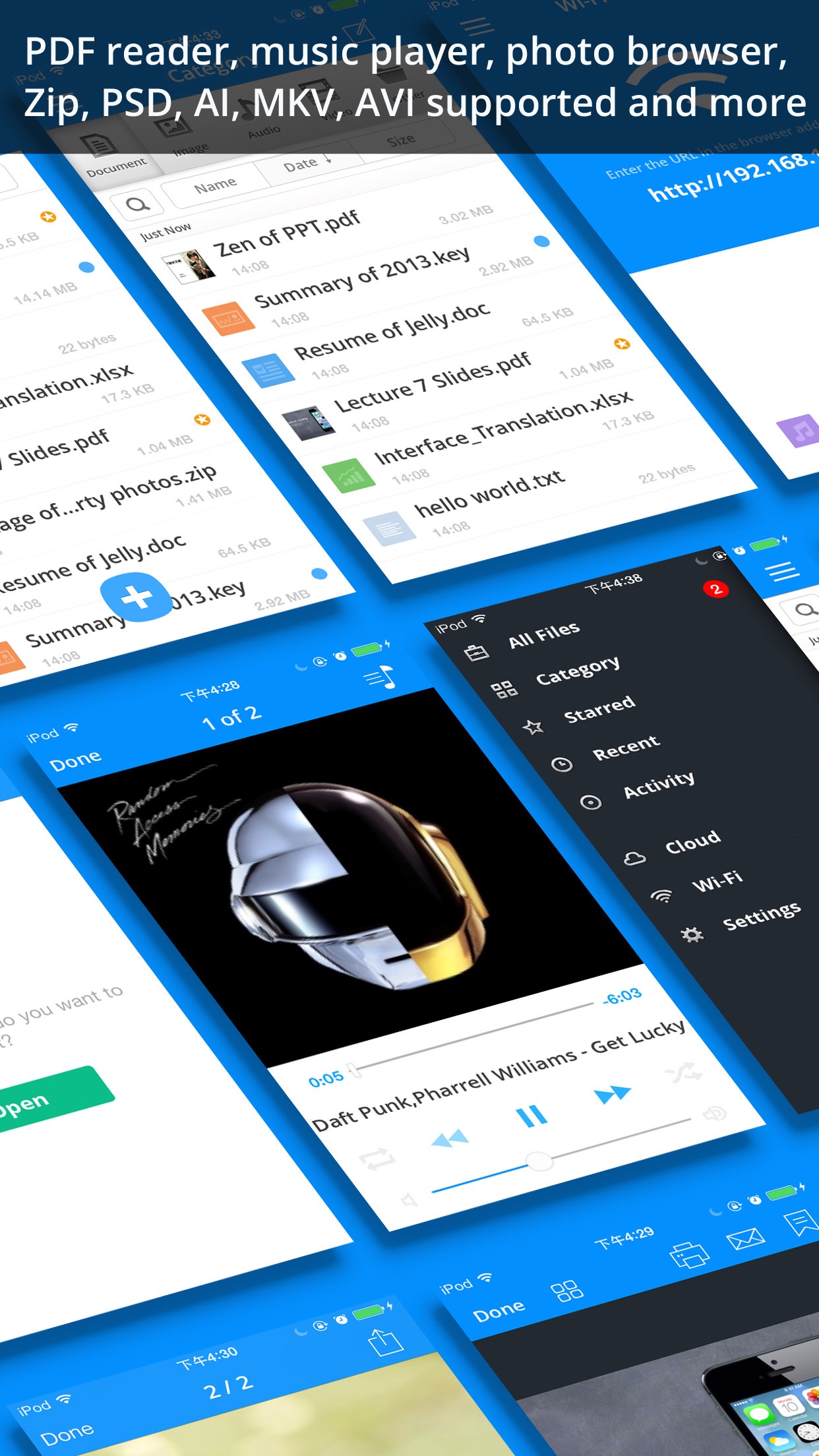 Screenshot do app Briefcase Pro - Leitor gerenciador de arquivos, documentos e PDF