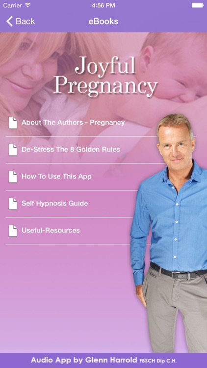 Joyful Pregnancy by Glenn Harrold & Janey Lee Grace: Pregnancy Advice & Self-Hypnosis Relaxation screenshot-3