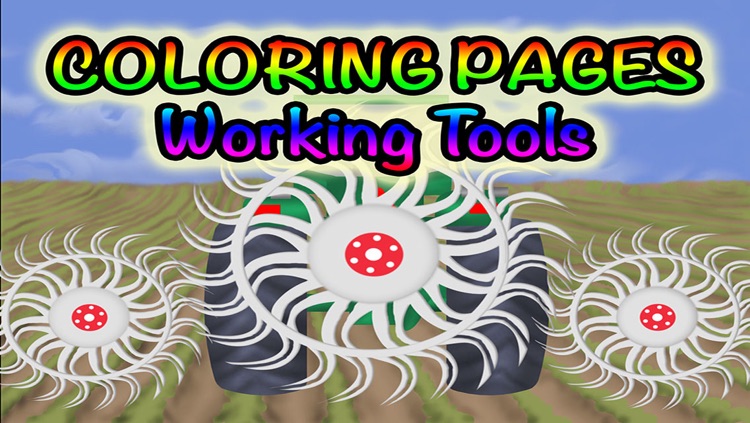 123 Tools Coloring - Educational Fun Working Tools Coloring Pages Game