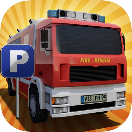 Fire Truck Rescue Parking Simulator : Crazy Emergency Driving Mission 3D FREE icon