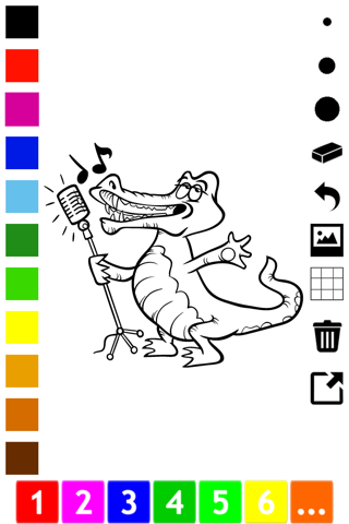 Animals sing a song: coloring book for children screenshot 3