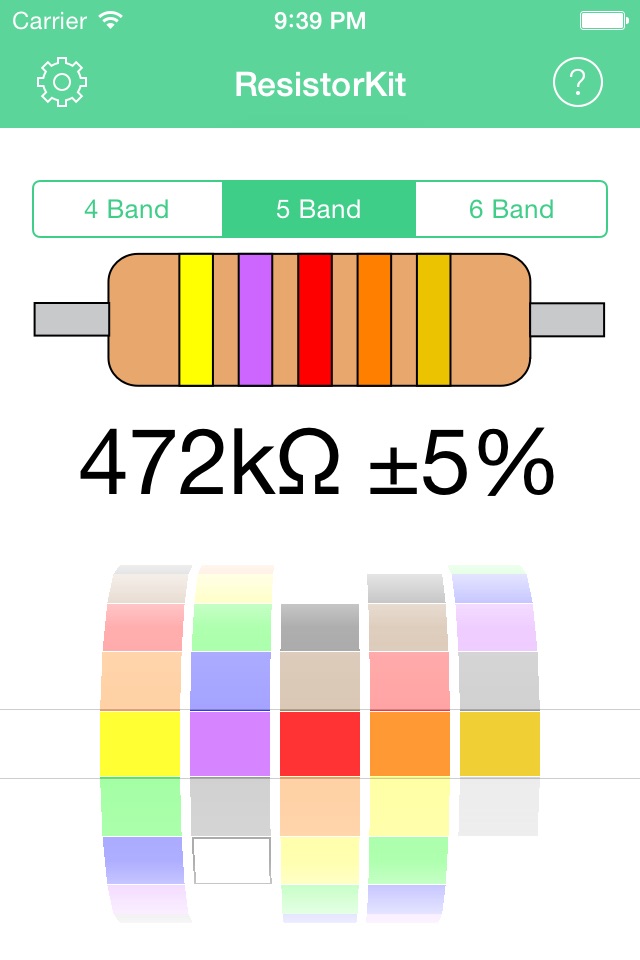 ResistorKit screenshot 2