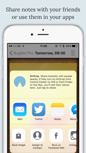 BugMe! Stickies - Ink Notepad with Alarms & Reminders(圖4)-速報App