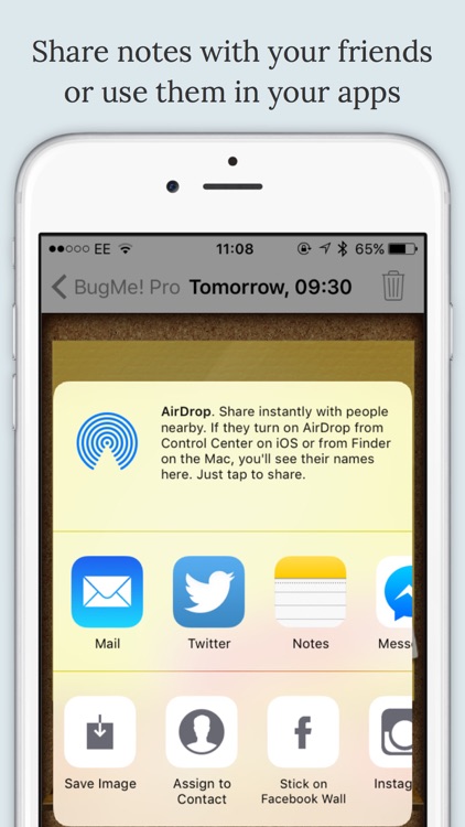 BugMe! Stickies - Ink Notepad with Alarms & Reminders screenshot-3