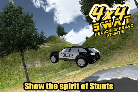 Crazy 4x4 Off-Road SWAT Police Car Stunts Race screenshot 3