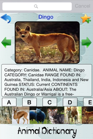 Animal Dictionary - Discover The World Of Wild Animals screenshot 3