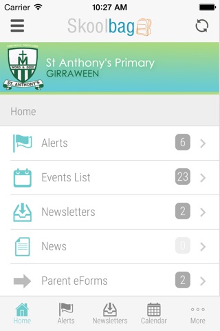St Anthony's Primary Girraween - Skoolbag screenshot 2