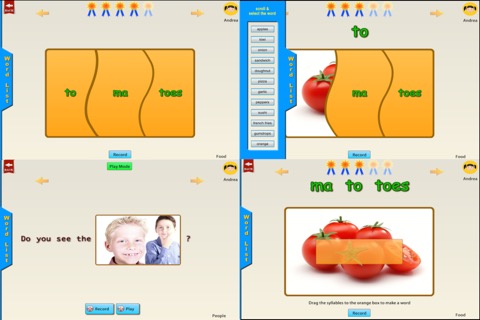Multisyllabic with words, phrases and sentences for speech therapy and special need education freeのおすすめ画像3