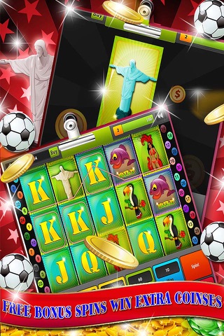 Brazil Slots - Wonderful and Magical Casino Bonus Game for fun loving people screenshot 4