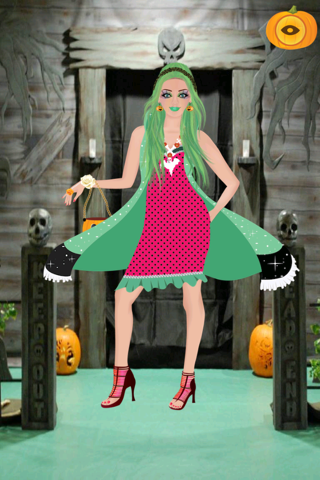 Halloween Girl Dress Up Game screenshot 3