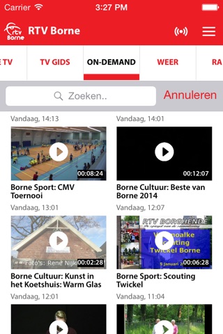 RTV Borne screenshot 2