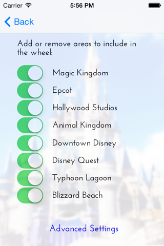 SpinDecision - Disney World Theme Park Edition screenshot 2