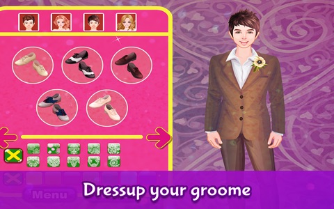 Fashion Wedding - Dress up and make up game for kids who love weddings and fashion screenshot 3