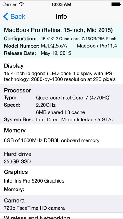 Info - MacBook Edition