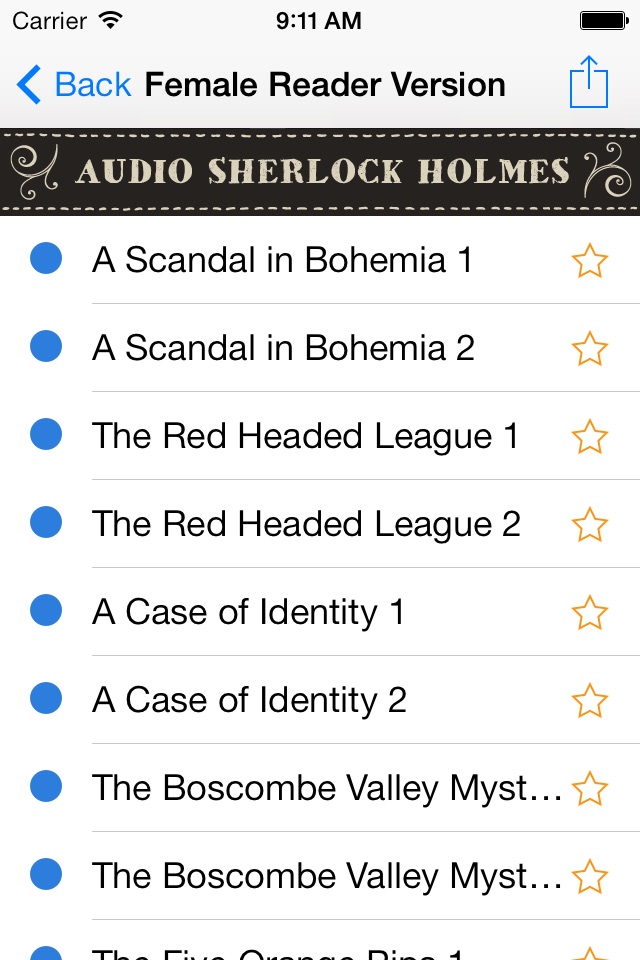 Sherlock Holmes Audio Library screenshot 3