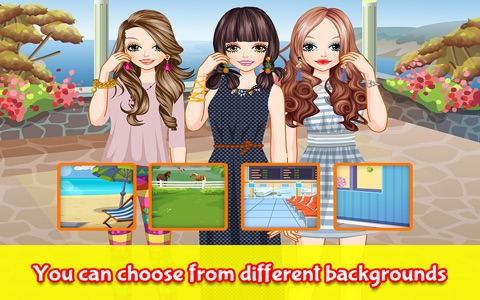 Super Girls - Dress up and make up game for kids who love fashion games screenshot 4