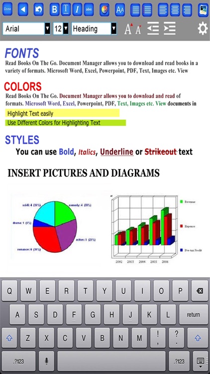 Documents - Word Processor and Reader  for Microsoft Office