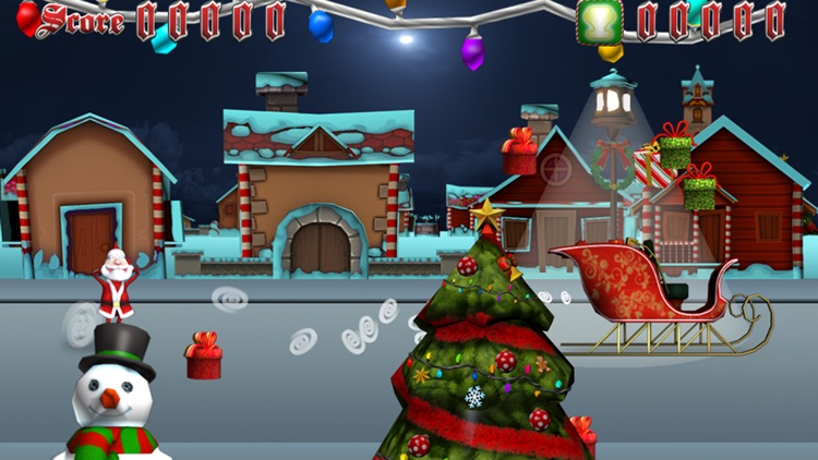 The Christmas Game FREE - 3D Cartoon Santa Claus Is Running Through Town!