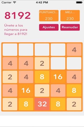 2048 Español screenshot 2