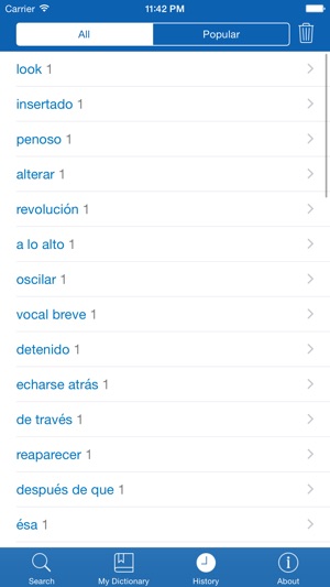 Spanish <> English Dictionary + Vocabulary trainer Free(圖5)-速報App