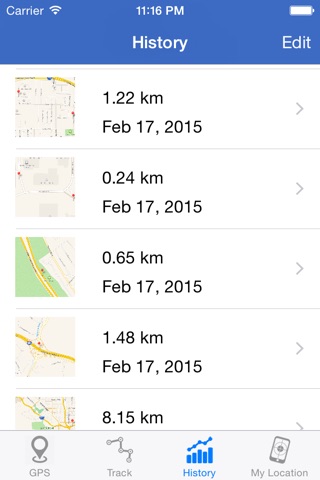 My Track, GPS tracking screenshot 3