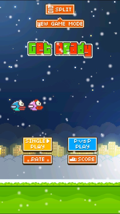 TinyFly Christmas 2014 - Xmas Flappy Racing - Multiplayer Birds Edition screenshot-3