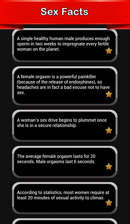 Interesting Sex Facts