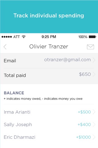 Split : group expenses manager screenshot 4