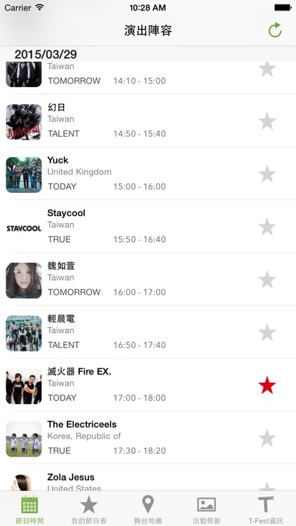 T-Fest 明日音樂祭：聚焦在「明日的想像」，透過音樂與科技，呈現對未來的想像。