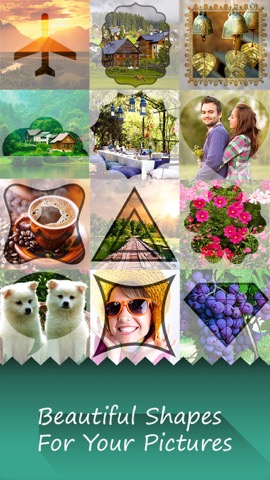 PicShape - Shape your photos using lots of predefined style and share pics "for Instagram, Dropbox, Email "のおすすめ画像4