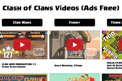 Videos "for Clash of Clans" - Guide, Funny, Tutorial screenshot 2