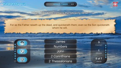 How to cancel & delete Bible Book Quiz - Christian Bible Game & Study Aid from iphone & ipad 2