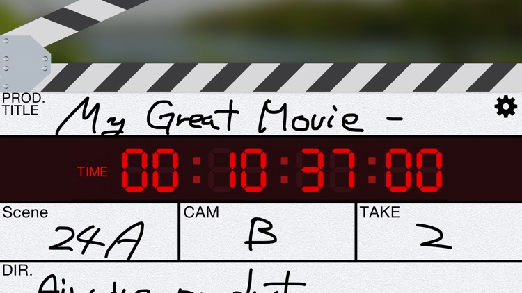 ClapperPod SP -Drawable Clapperboard- for iPhone screenshot-4