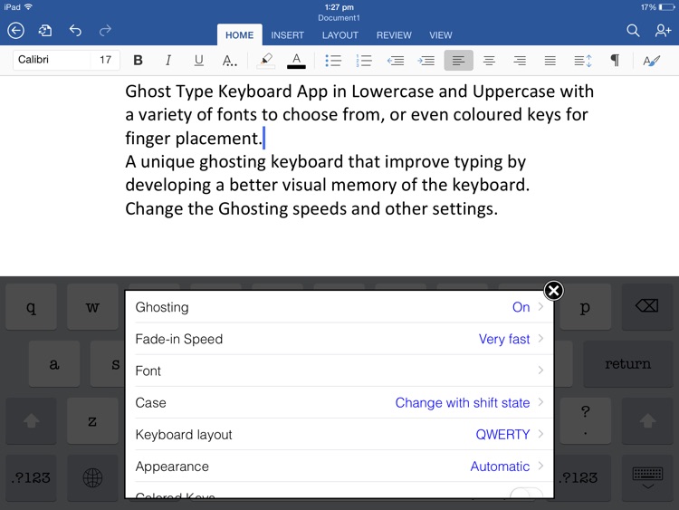 Ghost Keys Keyboard - Typing Tutor screenshot-4