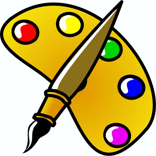 Coloring Book for kids - fairy tales icon